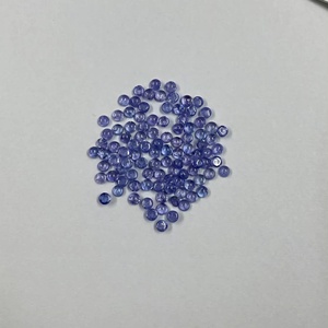 พลอยแทนซาไนต์ทรงหลวมทรงกลมด้านหลังเรียบขนาด3มม. ถึง7มม. จากผู้ผลิตอินเดีย - Product Image 4