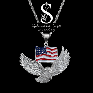 Collier Hip Hop Unique en Acier Inoxydable avec Pendentif Homme Animal Rock et Cristal – Bijoux Hip Hop Tendance - Product Image 1