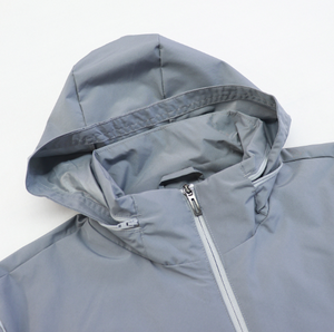 เสื้อแจ็คเก็ตกันลมแบบมีฮู้ด ผ้าแคนวาสเนื้อบางเบา สีพื้น ลุคสบายๆ สำหรับกิจกรรมกลางแจ้ง  แบบยูนิเซ็กซ์ - Product Image 3