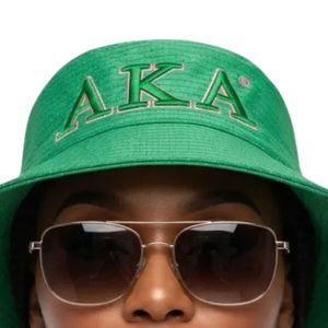 Chapeau Bob Brodé en Maille Verte pour Femme – Tendance, Décontracté, Léger, Protection Solaire, Idéal pour l'Extérieur, Coiffe Estivale Élégante - Product Image 6