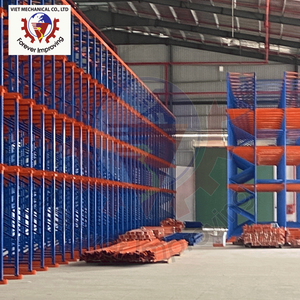 Los bastidores de palés Drive-In eficientes más vendidos, diseño mecánico vietnamita, protección contra la corrosión, agiliza las operaciones de almacén - Product Image 2