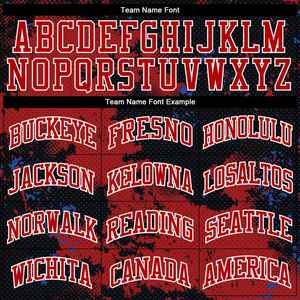 Custom Sublimated Basketball Uniform Men Red Black Mesh Sleeveless Breathable Polyester Team Name Print <b>Athletic</b> Fit - Product Image 6