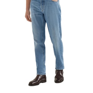 Pantalones vaqueros holgados de estilo logotipo personalizado 2025 para hombres y mujeres de gran tamaño de cintura media ajuste informal diario moda urbana - Product Image 4