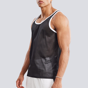 Débardeur Homme Rétro Col Rond – Gilet d'Été Sans Manches pour un Style Urbain Classique et Décontracté – Vente en Gros - Product Image 3