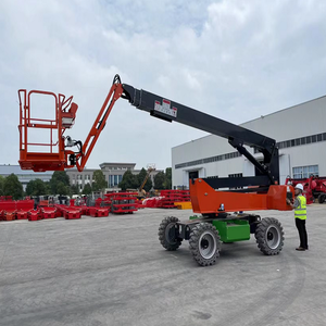 Plataforma Elevadora Hidráulica Autopropulsada Telescópica Articulada de Alto Rendimiento, 10-14.2m, Capacidad de 230kg - Product Image 6