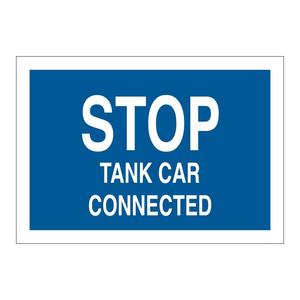 Panneau de signalisation connecté pour camion-citerne Brady STOP, 12x15 pouces, en acier, avertissement de sécurité industrielle - Product Image 2