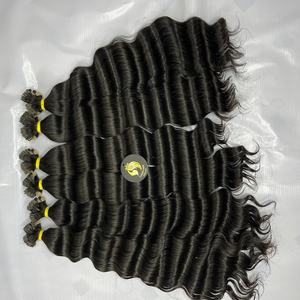 Extensiones de Cabello Humano Vietnamita Virgen CDYHAIRVN, Cabello Natural con Textura Ondulada, Rizado Jerry, Ondulado Profundo, Ondulado Natural, Doble Trama, Un Solo Donante - Product Image 4