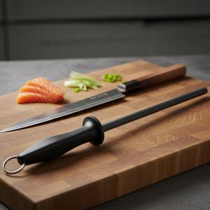 เครื่องลับมีดเซรามิกสีดำ ขนาด 10 นิ้ว ความละเอียดพิเศษ เป็นมิตรกับสิ่งแวดล้อม ไม่ทนต่อแรงกระแทก พร้อมห่วงแขวนสแตนเลส - Product Image 5