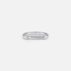 Anillo de Diamantes Baguette, Anillo de Diamantes Cultivados en Laboratorio de 1.23 CT, Anillo Minimalista de Oro Amarillo de 14K, Anillo Delicado para Apilar, Anillo Moderno y Elegante - Product Image 6