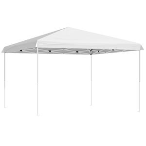 "13x13 White Pop up <b>Canopy</b> <b>Tent</b> with Adjustable Height & Carry Bag" - Product Image 1