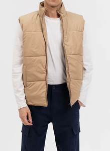 Fashionable Vintage Fleece Unisex Puffer Jacket Insulated Filling Breathable Quick Dry Waterproof Eco-Friendly Winter Front - Product Image 4