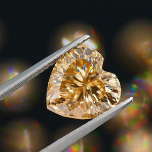 เพชร CVD หลวมได้รับการรับรองสีพิเศษสำหรับห้องปฏิบัติการแฟนซีตัดรูปหัวใจหรูหราตัดด้วยมือ - Product Image 1