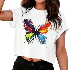 Camiseta Personalizada con Estampado de Fase Lunar Oscura, de Algodón Jersey, Manga Corta, Corte Holgado, Estilo Urbano para Mujer - Product Image 4