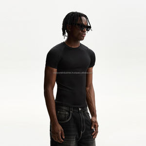 Men's Ripped Bottom Graphic T Shirt Short Sleeve Men 100% Cotton Heavyweight <b>Street</b> Wear t Shirts - Product Image 1