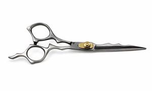 Ciseaux de coiffure professionnels 440C pour droitiers, manche moyen, bords ultra-affûtés, légers, pour barbier et salon de coiffure - Product Image 6