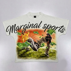 Camiseta de Manga Corta para Hombre, 100% Algodón, Ecológica, Transpirable, Antiarrugas, de Secado Rápido, Cuello Redondo, Corte Regular, con Impresión Personalizada en la Parte Delantera - Product Image 2