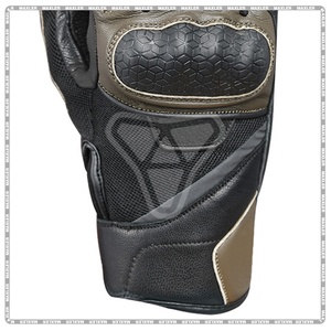 Gants de moto en cuir respirant pour hommes avec écran tactile Gants de course d'hiver confortables pour les motocyclistes - Product Image 4