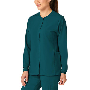 Tenues médicales personnalisées pour femmes, vêtements professionnels pour personnel hospitalier, matière polyester/nylon/micro-stretch, OEM, exportation mondiale - Product Image 1