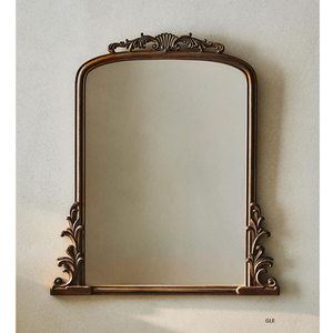 Modern Rustic Wood-Framed Full-Length Floor <b>Mirror</b> <b>Lightweight</b> Unbreakable Irregular Shape Wall Hanging Decor for Bedroom Living - Product Image 6