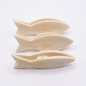 Handcrafted Bone Tatting Shuttle Natural Smooth Finish Traditional Lace Making Tool Vintage Style Navette - Product Image 1