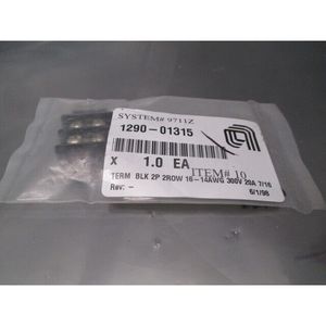 AMAT 1290-01315 TERM BLK 2ROW 16-14AWG, 300V, 20A - อุปกรณ์และชิ้นส่วนเซมิคอนดักเตอร์ระดับโลกที่เชื่อถือได้ - Product Image 2