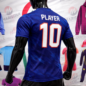 Camiseta de Fútbol Americano, Cuello en V, Corte Atlético, Personalizada, Sublimada y Bordada, 100% Poliéster, Secado Rápido, Transpirable - Product Image 4