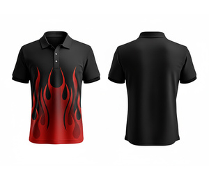 Breathable Full Sublimation Polo Shirt with Custom Logo Printing Lightweight for Men Women Youth Quick-Dry Dry-Fit Active Polo - Product Image 1