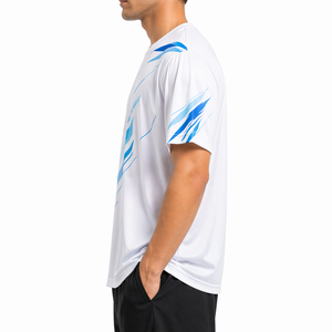 Camiseta de Sublimación Tejida Transpirable Ecológica de Alta Calidad para Hombre, 100% Algodón, Hecha en Pakistán, Personalizada, de Manga Corta y Cuello Redondo - Product Image 3