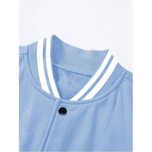 Satin Varsity Jacket Men Baseball Jacket Canvas Casual Eco Friendly Breathable Winter Wholesale <b>Boys</b> Kids Streetwear Embroidery - Product Image 3