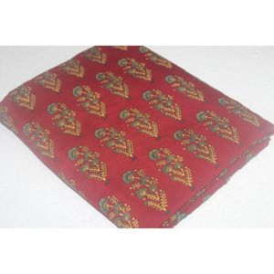 Tela de Algodón con Estampado a Mano Rojo, 110 GSM, para Cortinas, Pañales, Textiles para el Hogar, Bolsas y Accesorios, Precio al por Mayor - Product Image 3