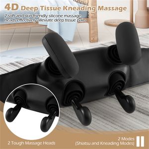 Massaggiatore per Collo e Spalle 4D con Impulsi e Calore a 2 Livelli (104-113°F), 2 Modalità, Cinghie a Mani Libere per Uso Domestico/Ufficio - Product Image 4