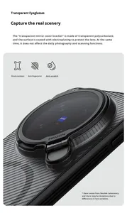 Factory Anti-peeping Protective Shockproof TPU PC Metal Phone Case Black Lens Retail <strong>Packaging</strong> Compatible for <strong>Vivo</strong> X300 Pro - Product Image 6