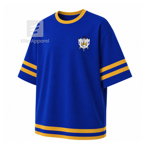 Chemise de sororité Sigma Gamma Rho personnalisée, logo brodé sur le devant, bleu et or, manches courtes, pour femme, vêtements grecs. - Product Image 2