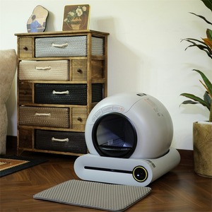 Nueva <span class=keywords><strong>Caja</strong></span> de <span class=keywords><strong>Arena</strong></span> Inteligente Gris para <span class=keywords><strong>Gatos</strong></span> con Autolimpieza y Control de Olores por Wifi para Múltiples <span class=keywords><strong>Gatos</strong></span> - Product Image 2