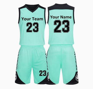 Ensembles de maillots de basketball d'entraînement personnalisés pour adultes, impression sérigraphique, 100 % polyester, antibactériens, séchage rapide, vente en gros - Product Image 5