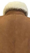 Luxury Genuine Leather <b>Shearling</b> <b>Jacket</b> <b>Men</b> Premium Sheepskin Fur Winter Biker Aviator Coat Warm Durable Stylish Outerwear - Product Image 4