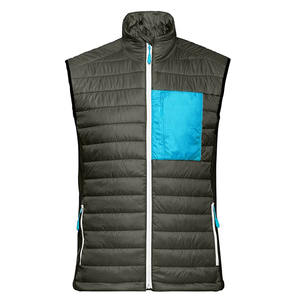 Chaleco informal acolchado para hombre, chaleco de invierno para exteriores con cremallera, sin mangas, cálido, tipo burbuja, con cuello alto personalizado. - Product Image 6