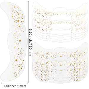 43 Designs - Pegatinas de Tatuajes Temporales Impermeables y Ecológicas para Cara y Cuerpo |   Maquillaje Personalizable en Colores para Fiestas - Product Image 2