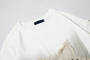 เสื้อยืดคอตตอนวินเทจทรงโอเวอร์ไซส์ พิมพ์ลายตามสั่ง ยูนิเซ็กส์ เสื้อยืดสตรีทแวร์ฤดูร้อนสำหรับผู้ชาย - Product Image 6