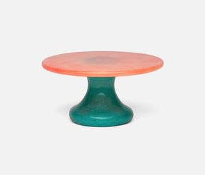 Moderno Soporte para Pastel de Resina Naranja Hecho a Mano, Apto para Lavavajillas, Duradero y Ecológico para Bodas, Bufés y Restaurantes - Product Image 4