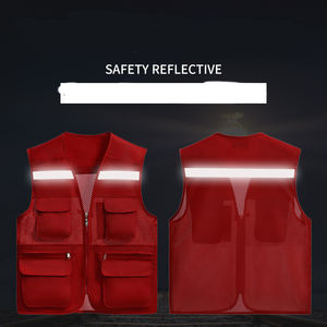 Chaleco Reflectante de Alta Visibilidad Personalizado para Hombre, Chaqueta de Trabajo, Camisa de Seguridad para la Construcción, Chaleco Reflectante con Bolsillos y Logotipo - Product Image 2