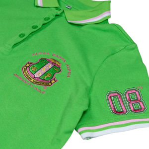 เสื้อโปโลผู้หญิงพรีเมียม ปักลายตราสัญลักษณ์ พร้อมลายปักที่แขนเสื้อ ผ้าฝ้ายนุ่ม สวมใส่สบาย แฟชั่นลำลอง - Product Image 6