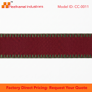 Ruban gros-grain de Noël vert bordeaux de 25 mm en gros pour la décoration d'arbres, couronnes, nœuds, boîtes cadeaux, cheminées et travaux manuels de couture pour les fêtes - Product Image 6