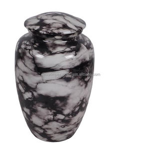 Urna de cremación para cenizas memorables, urna de mascota grabada de seis lados moderna Spaniel, urna de cremación de Metal decorativa, urna conmemorativa personalizada - Product Image 2