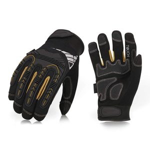 Oilfield Mining Safety Work <b>Gloves</b> Impact & Oil Resistant Heavy Duty Anti-Slip <b>Grip</b> Durable General Purpose 11 oz Polyester - Product Image 5
