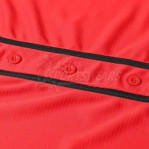 เสื้อเบสบอลแห้งเร็ว เนื้อผ้านุ่ม ดีไซน์สปอร์ต เหมาะสำหรับฝึกซ้อม ชุดทีม สวมใส่สบาย น้ำหนักเบา แขนสั้น ขายส่ง - Product Image 5
