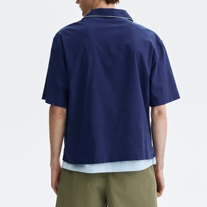 Shorts et T-shirt Athlétiques Vintage Oversize en Polyester Imprimé Personnalisé, Anti-Plis, Impression Numérique, Logo Avant, Rose Bébé, Cordon de Serrage - Product Image 3