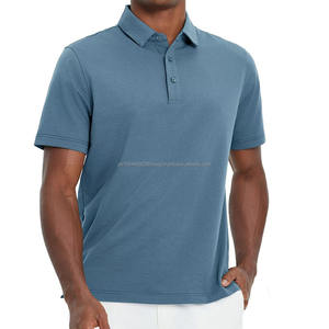 Polo de última moda para hombre, transpirable, de secado rápido, antiarrugas, antibolitas, antiencogimiento, ecológico. - Product Image 4