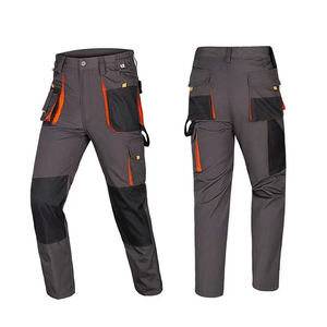 Safety <b>Work</b> Breathable <b>Waterproof</b> Multi Pockets Men's Hi Visibility Cargo Trousers Reflective High Quality Customized Microfiber - Product Image 6