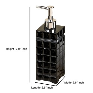 Juego de Accesorios de Baño Negros de Primera Calidad, Ideales para Lavabo, Encimera, Tocador, Hogar, Hotel y Baño de Huéspedes, de la India - Product Image 2
